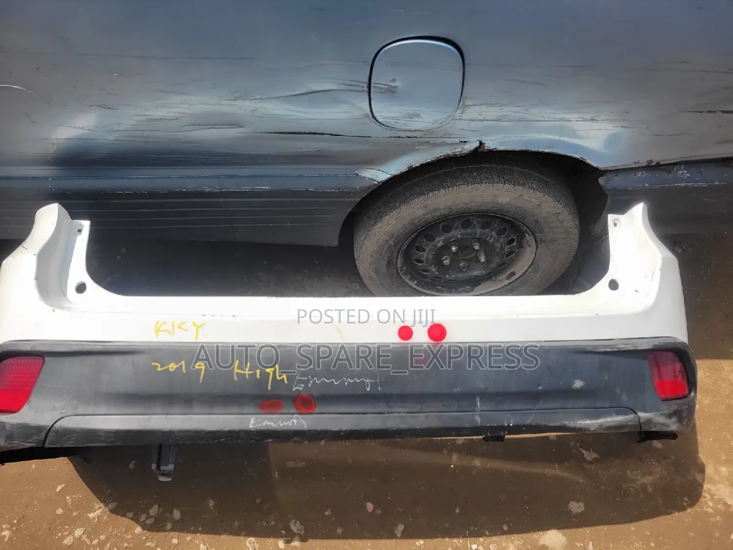 Back Bumper Highlander 2016