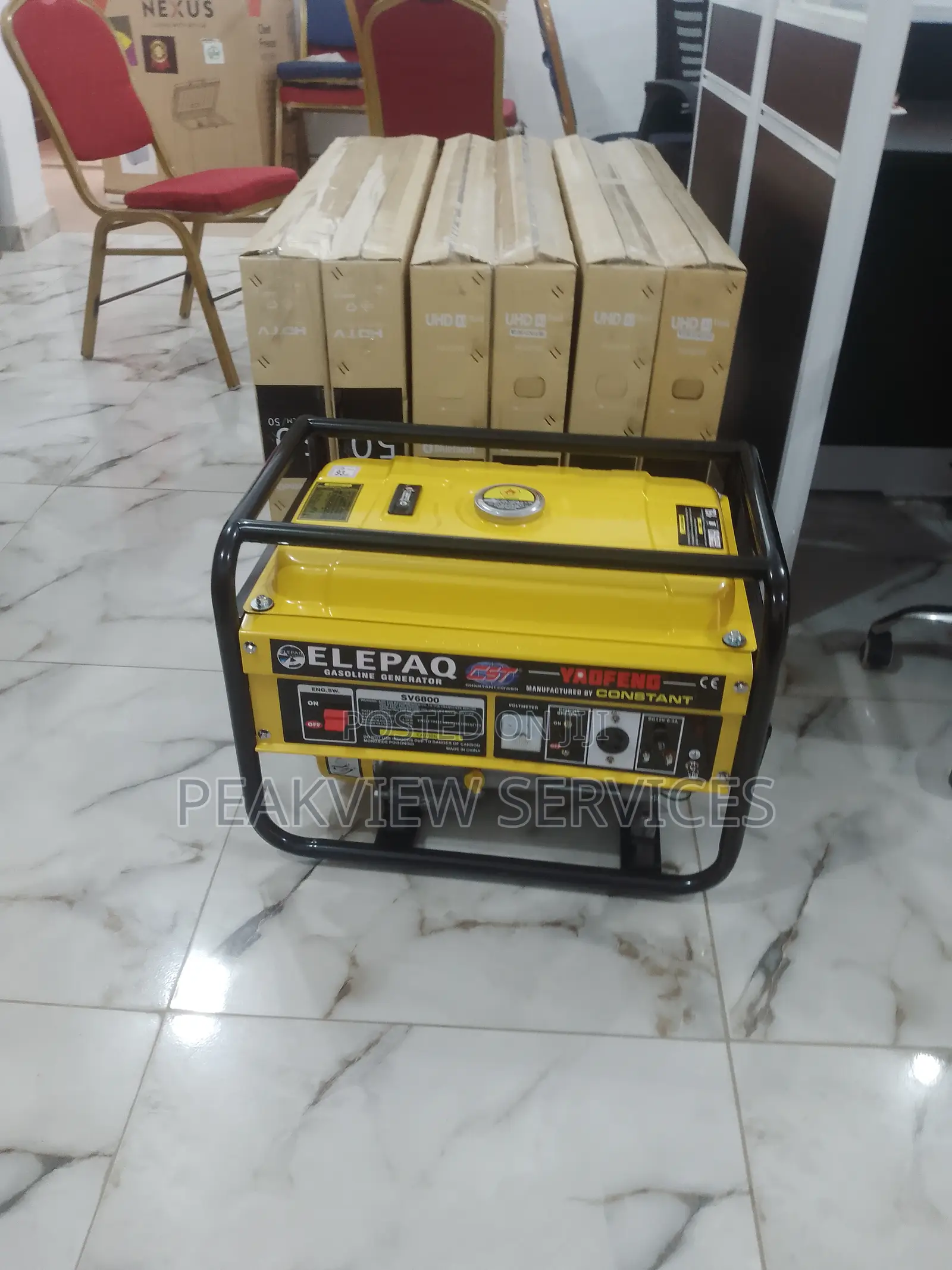 100% Suitable Elepaq Constant Sv6800 Generator 4.5kva