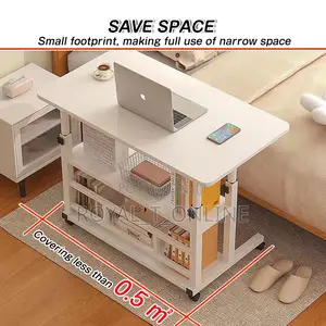 Adjustable 3 Layers Laptop Table in Abuja.Solid Work Table