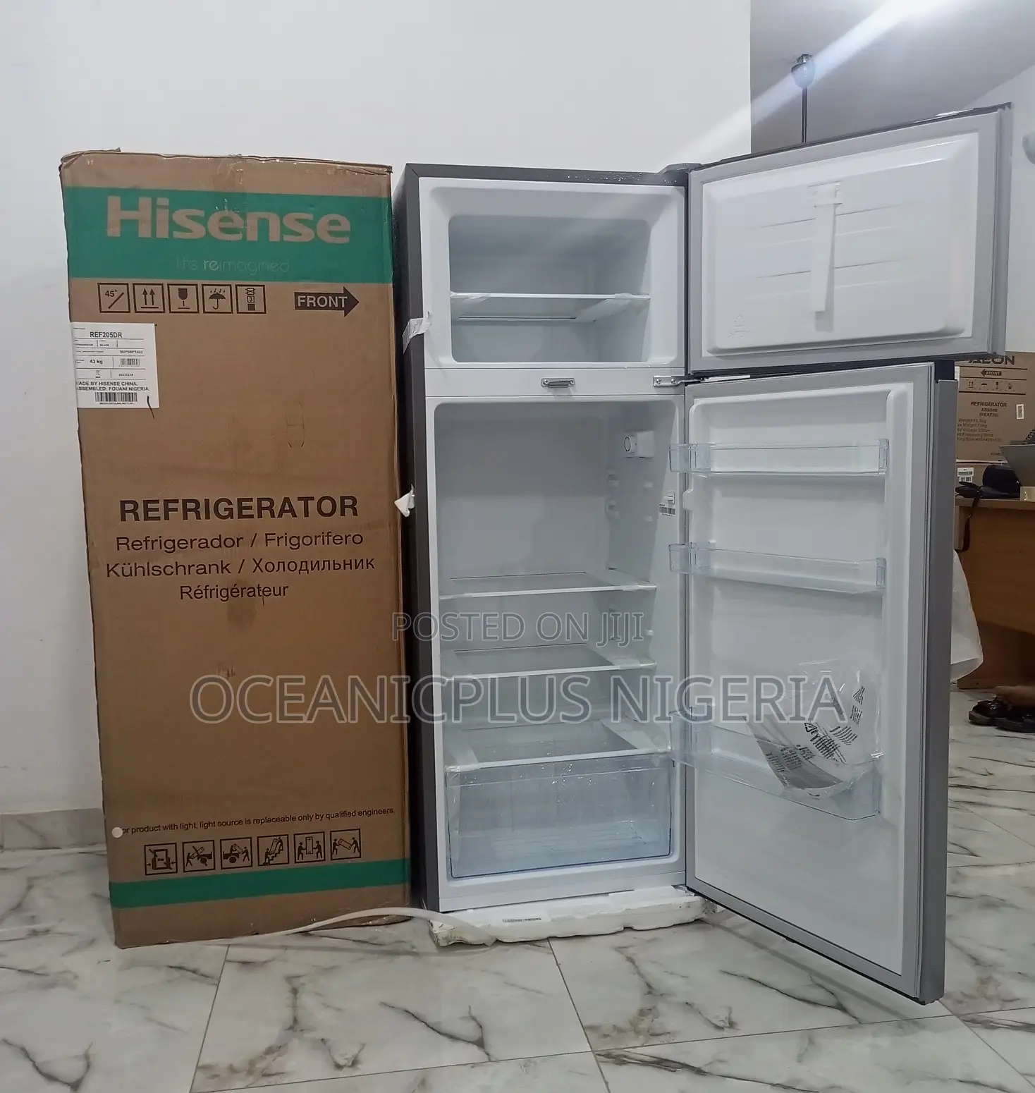 Highly-Effective-205-Litres-Fridge+Freezer Hisense Fridge