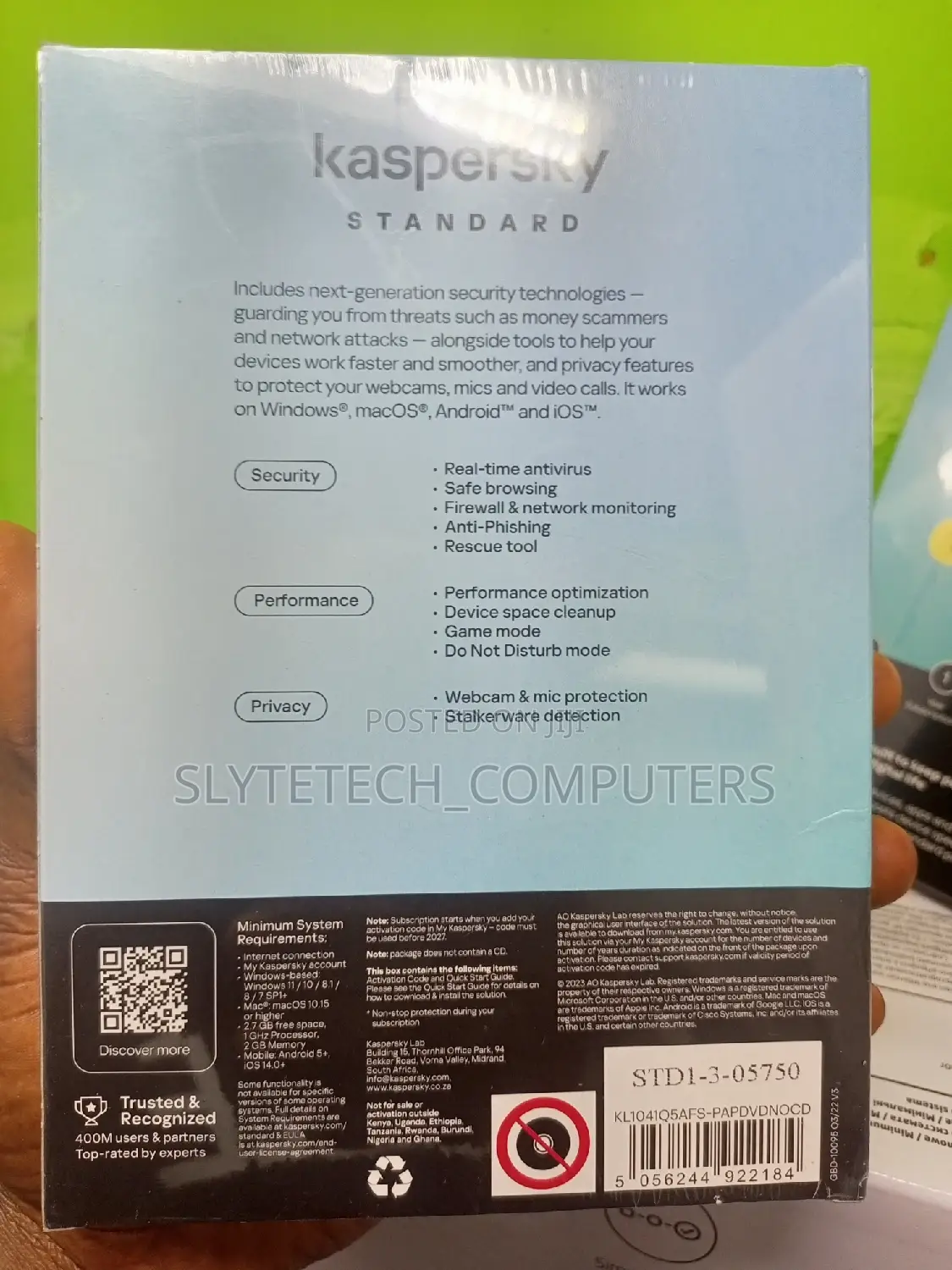 1 User Kaspersky Antivirus