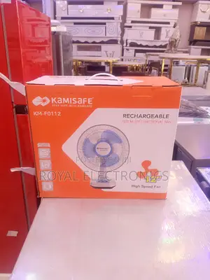 Multifunction Kamisafe Rechargeable Table Fan-12 Inches