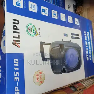 Ailipu 15 Inch Super Loud Rechargeable Public Adres Speaker