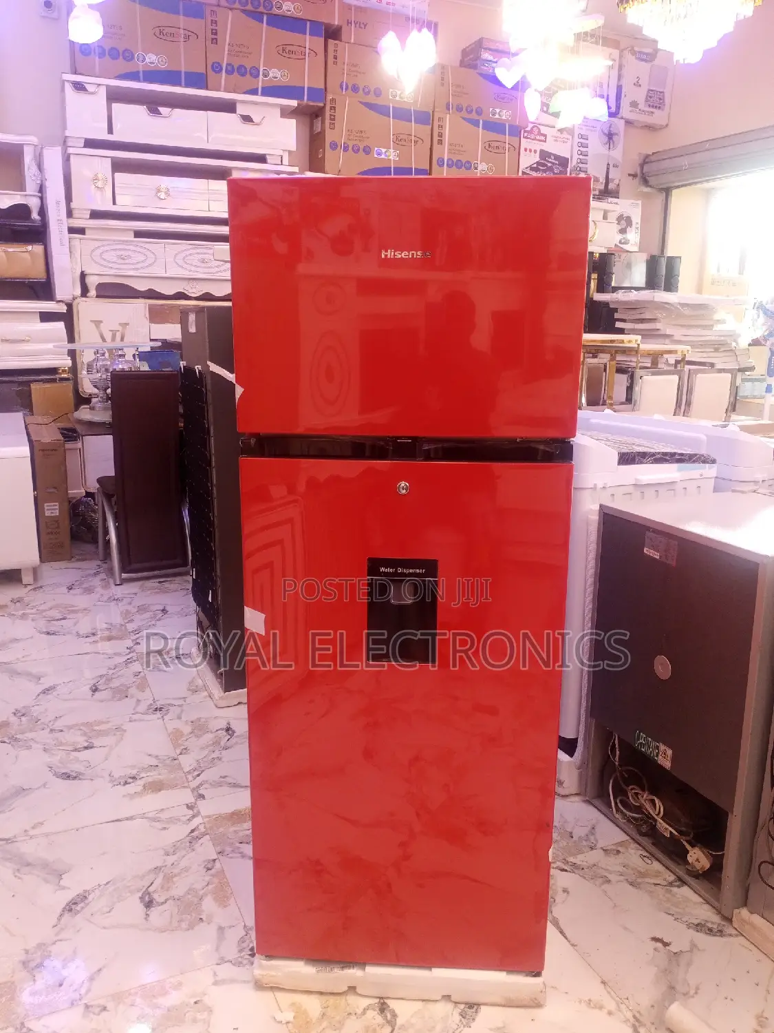 Authentic Hisense Heavy Duty Double Door Refrigerator