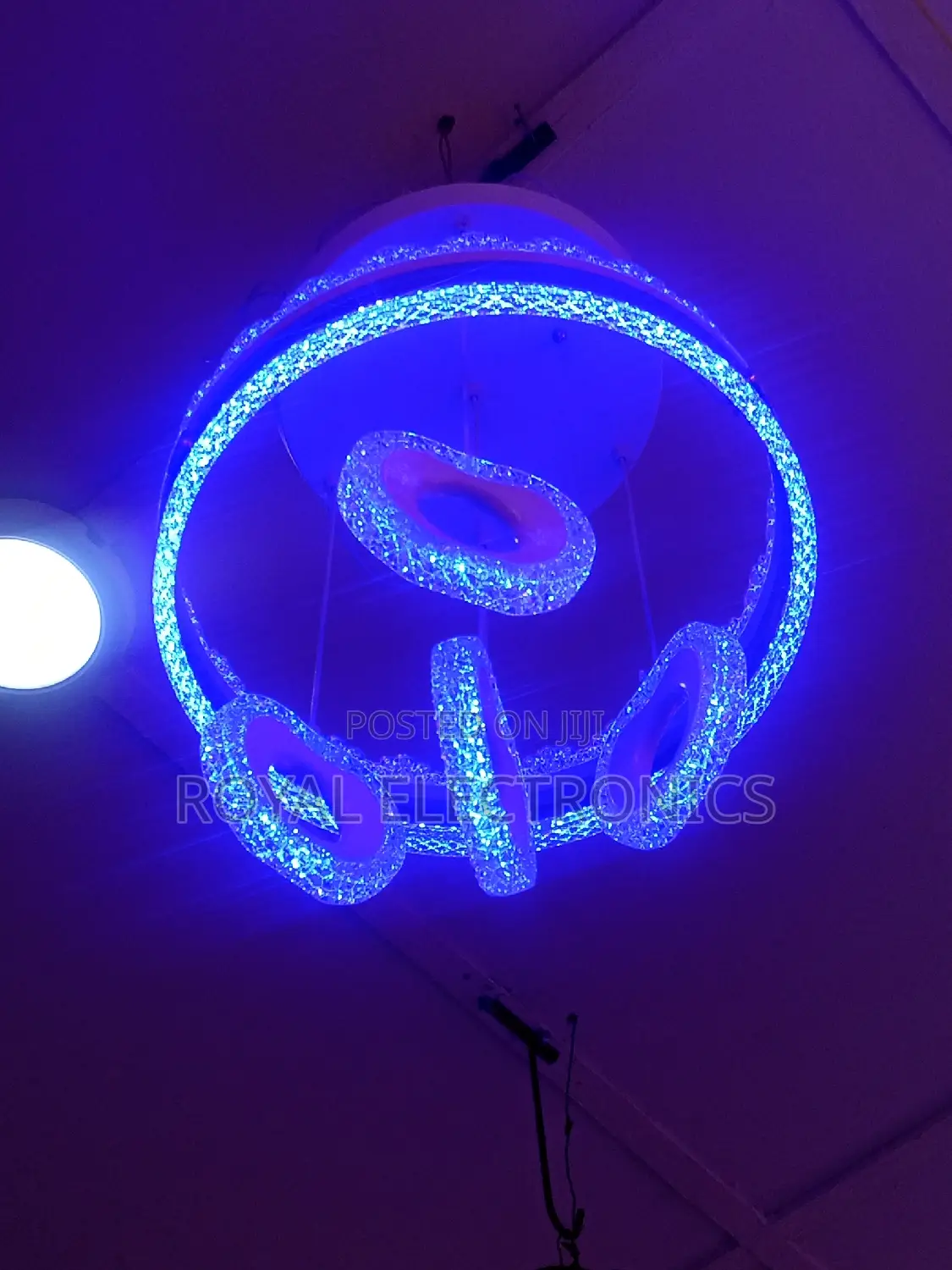 New Multicolor 3-Drop Led Chandelier Light
