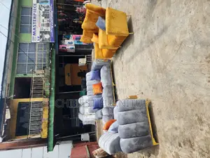 Photo - Complete Set of 7 Seaters Upholstery Padded Sofa Chair
