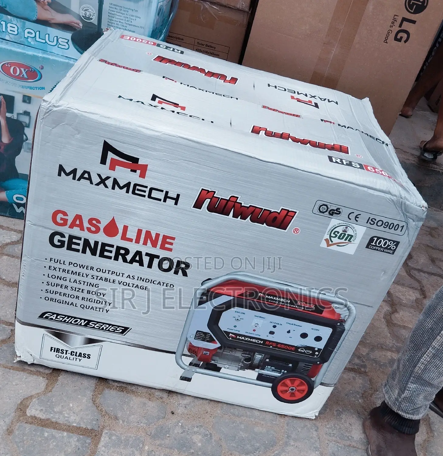10kva Maxmech Keystart Petrol Generator With Copper Coil