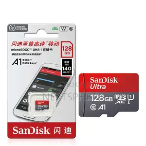 Sandisk Memory Card With Adapter -128gb Micro Sd Card