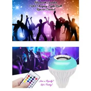 Multicolored Led Bulb Bluetooth Mp3 Music Player