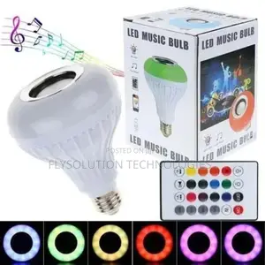 Multicolored Led Bulb Bluetooth Mp3 Music Player