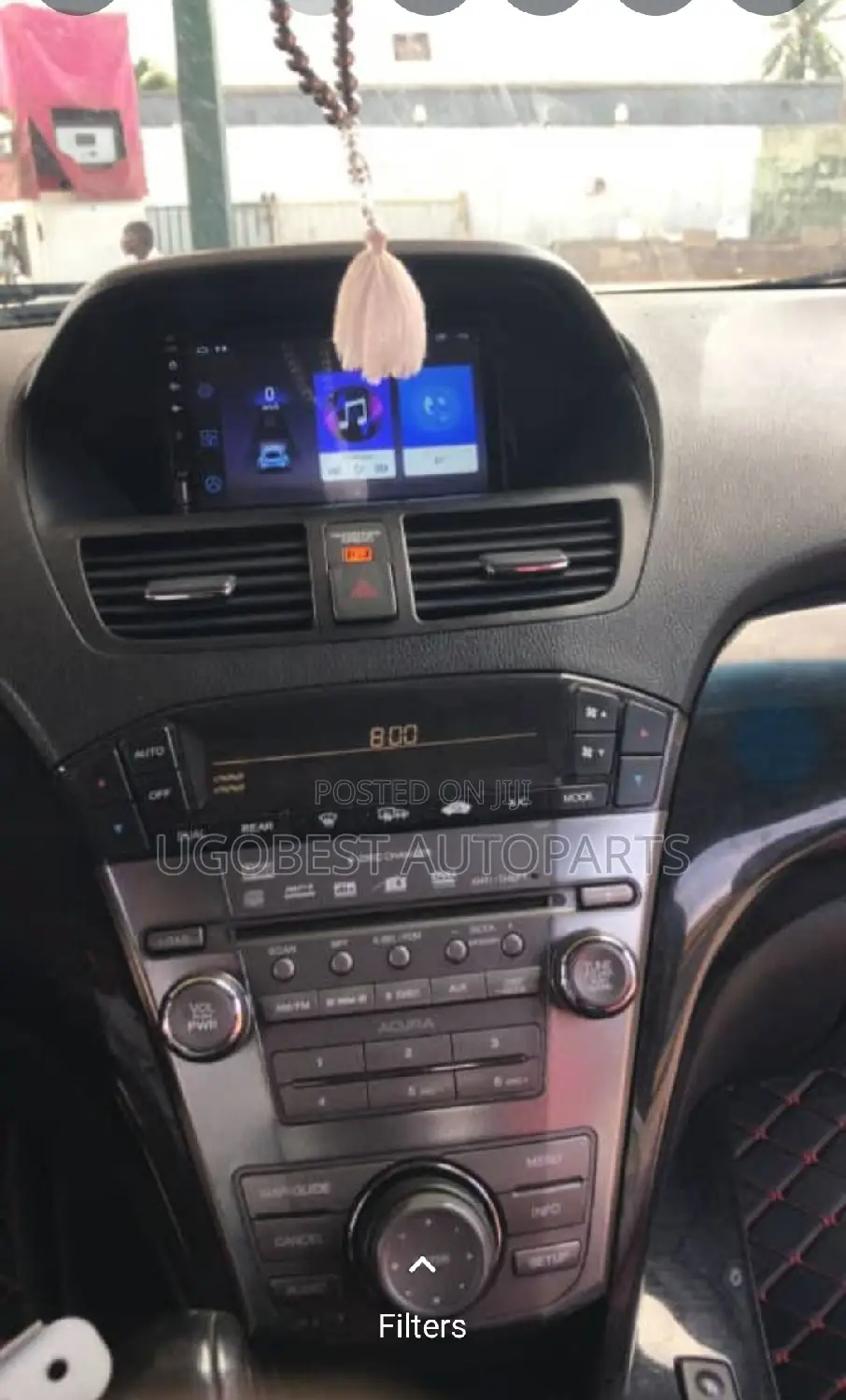 Acura MDX 2008/2010 Android Screen (Direct One With the Chrome)Wit GPS