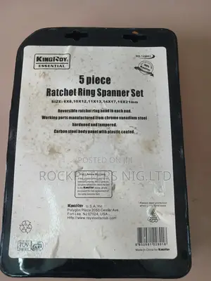 King Roy 5pc 6- 21mm Ratchet Ring Spanner Set