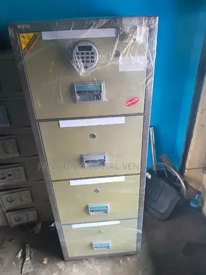 Four (4) Drawer Fireproof Cabinet With Digital Combination