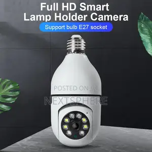 Bulb Security Camera 2mp - Smart Home Wifi PTZ Camera