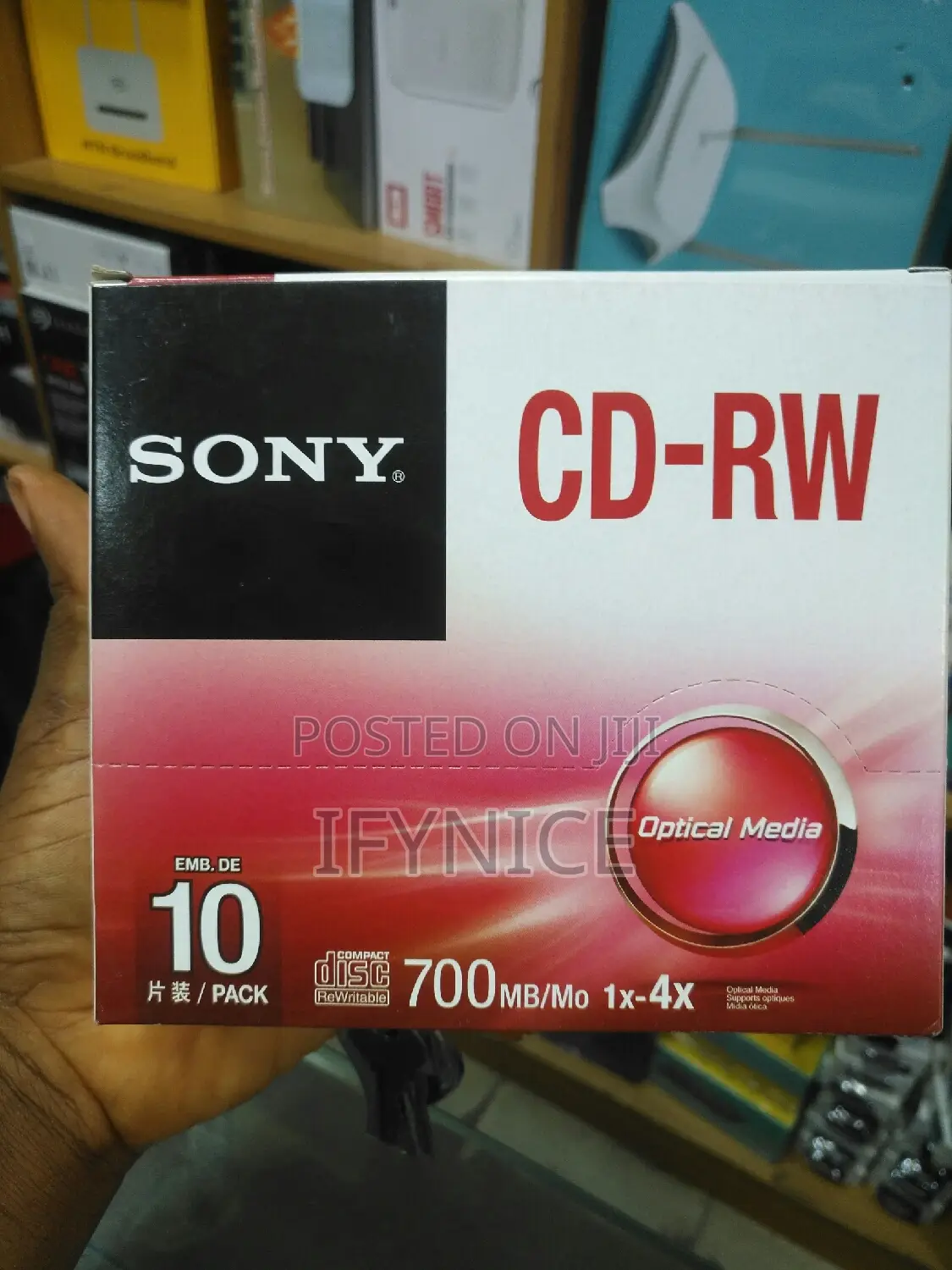 Sony Rewriteable Cd Pk 10