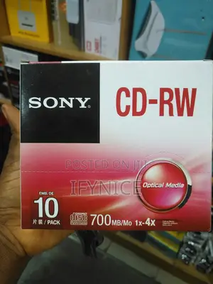 Sony Rewriteable Cd Pk 10