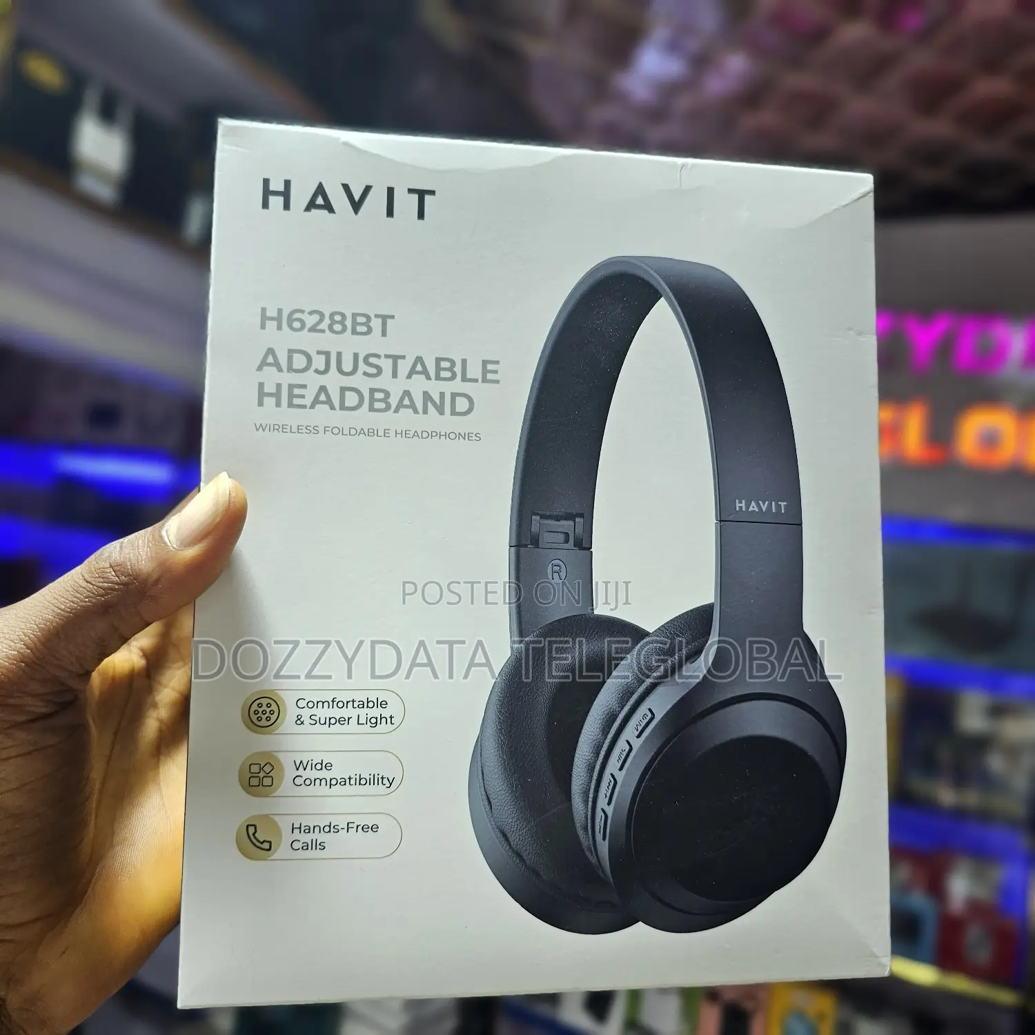 Havit H628bt Adjustable Headband Wireless Foldable Headphone