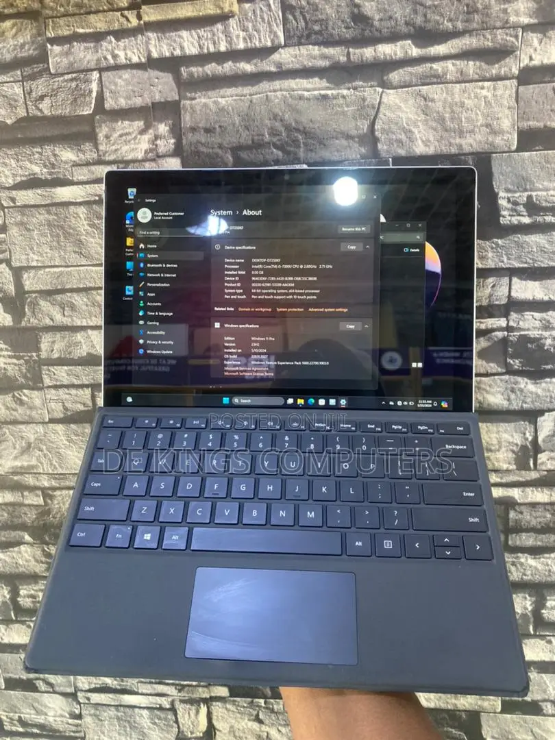 Laptop Microsoft Surface Pro 6 8GB Intel Core I5 SSD 256GB