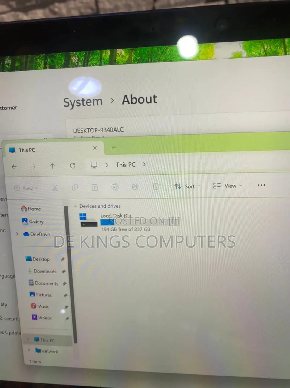 Laptop Microsoft Surface Pro 7 16GB Intel Core I7 SSD 256GB