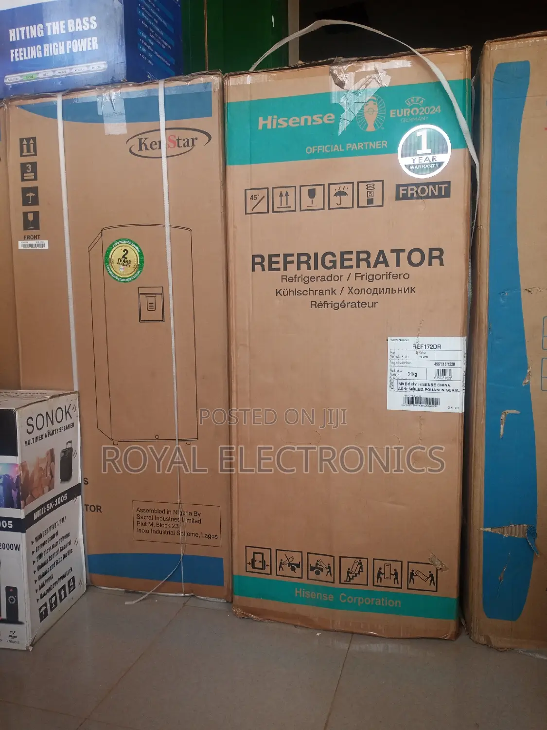 Classic Hisense Double Door Refrigerator REF172DR