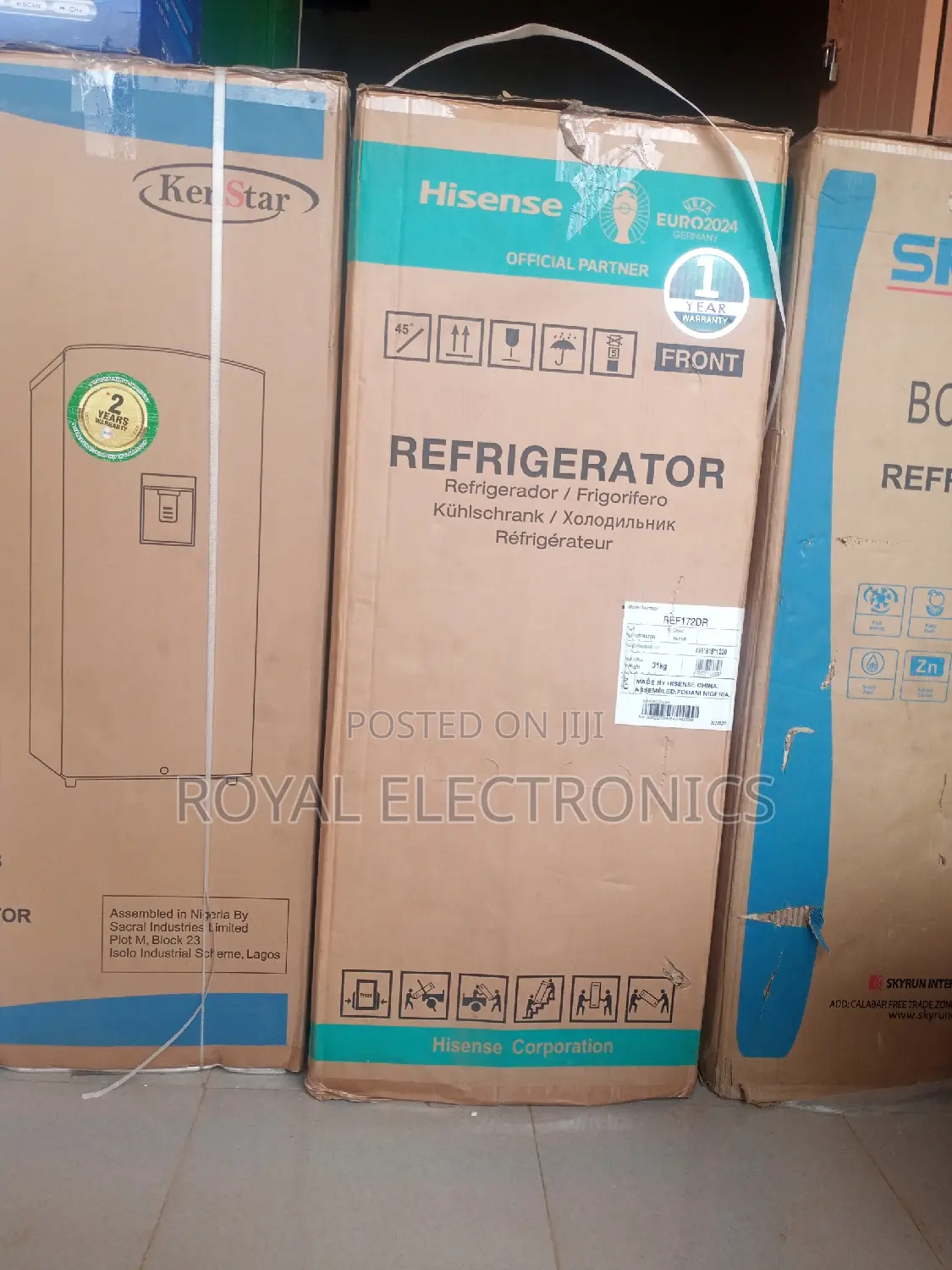 World Class Hisense Double Door Refrigerator Ref172dr