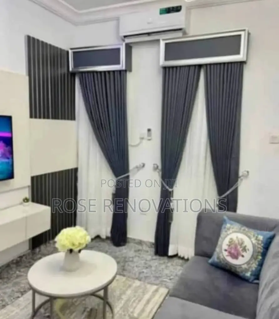 Dark Grey Board Curtains 3600per Yard