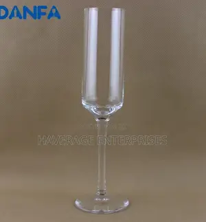 250ml Acrylic Champaign Flute 6pces