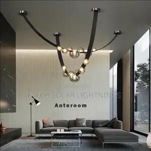 Simple Leather Led Pendant Lamp Home Decor Chandelier Light