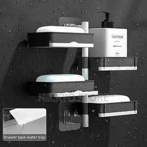 Layers Soap Holder Container Home Wall Mounted Soap Holder