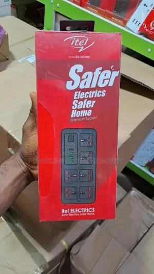 Itel Ext Socket With 3 Usb for Homes/Offices/ Companies