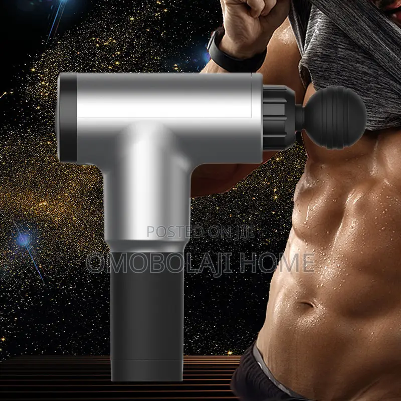 Hand Held Massage Gun With Four Heads