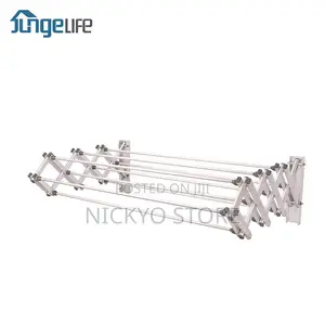 Adjust Hanging Wall-Mount Telescoping Indoor Cloth Dryer