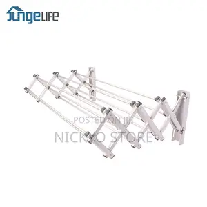 Adjust Hanging Wall-Mount Telescoping Indoor Cloth Dryer