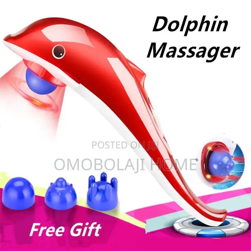 Dolphin Massager With 3' Interchangeable Heads