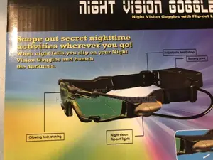 LED Night Vision Goggles Eye Shield Green Lens Eye Protector