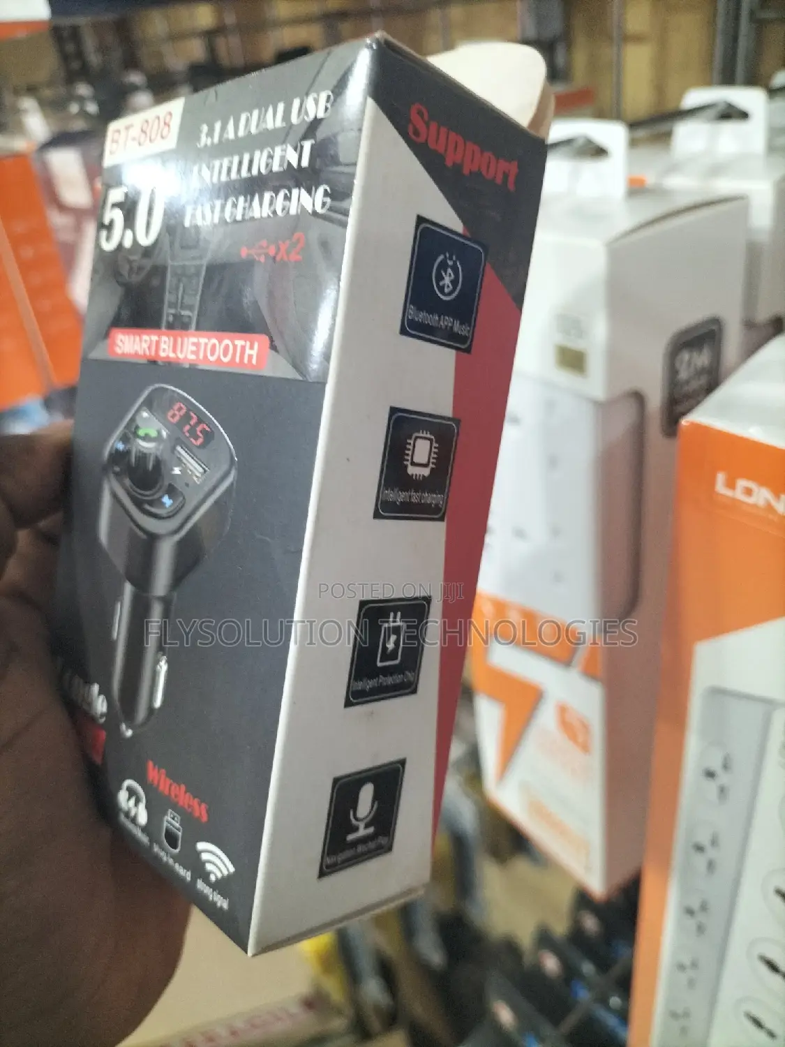 Multipurpose Wireless Car Bluetooth Fm Transmitter