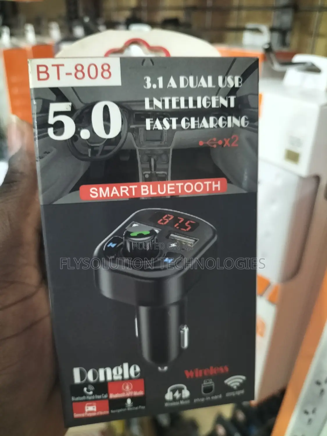 Multipurpose Wireless Car Bluetooth Fm Transmitter