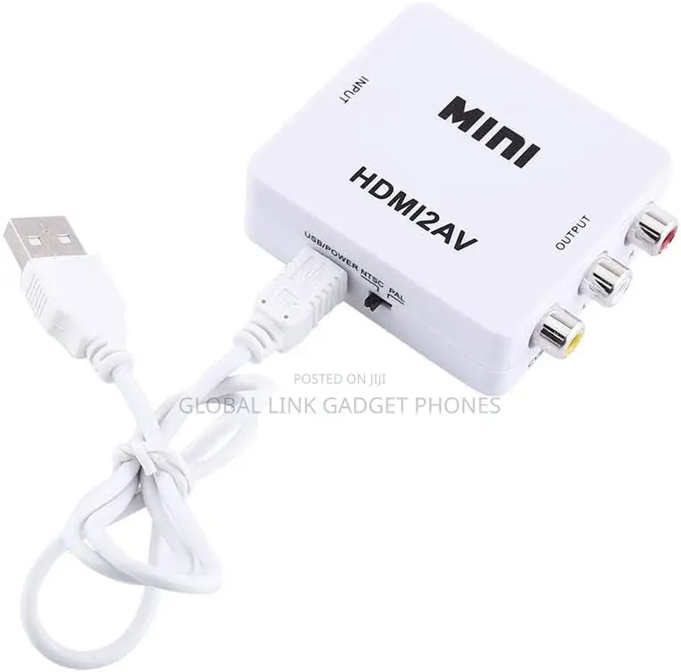 Digital HDMI2AV Converter, to AV Adapter, Composite Video Au