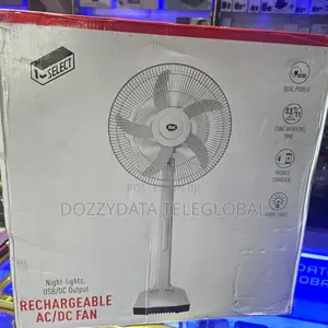 Itel Ac/ Dc Rechargable Solar Fan IF16-M001