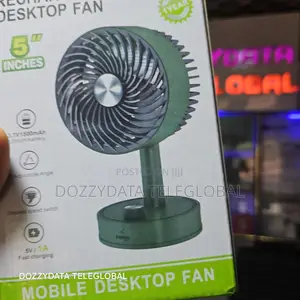 Rechargeable Desktop Fan