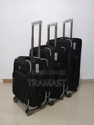 Strong 3 Set Goodpatner Travelling Luggage Black