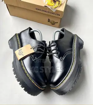Photo - Original Dr.Martens 1461 Quad Smooth Leather Platform Shoes