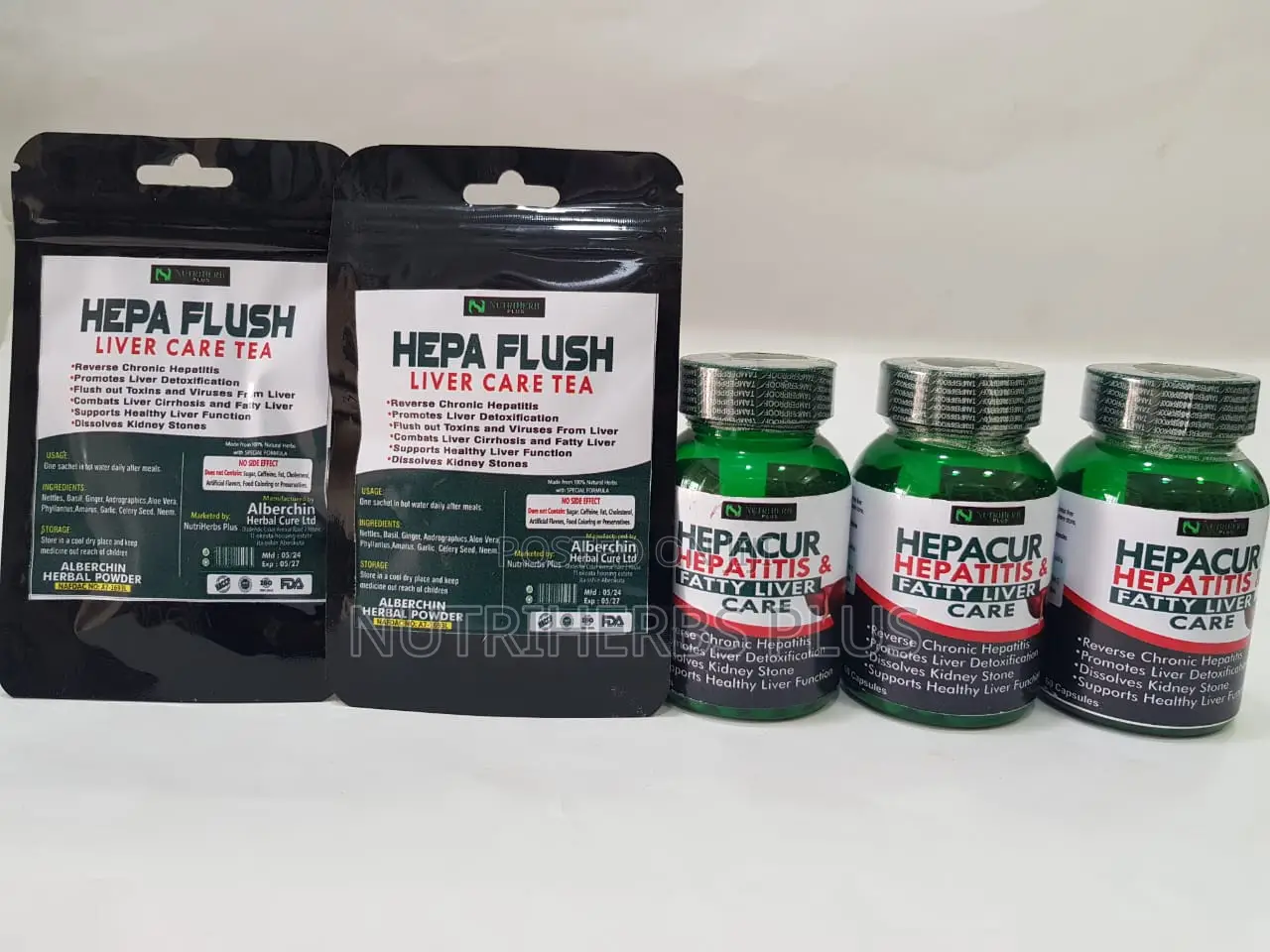 Hepacur + Hepa Flush Tea: Get Negative Result For Hepatitis