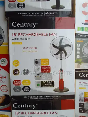 Century 18 Inches Rechargeable Fan