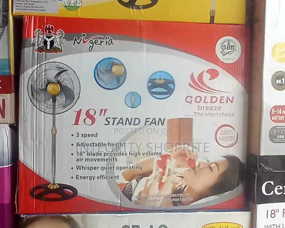 Golden Breeze 18inches Standing Fan
