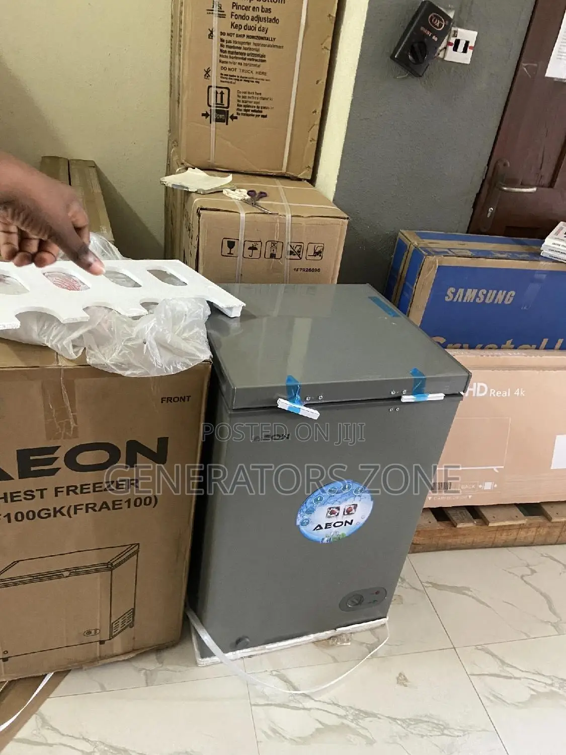 Single Door Aeon 100l Acf- 100gk Mini CF Gray