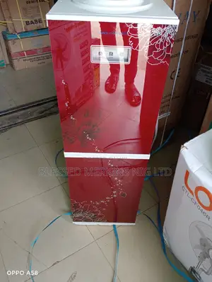 Aspeg Water Dispenser Hot and Cold With Fridge