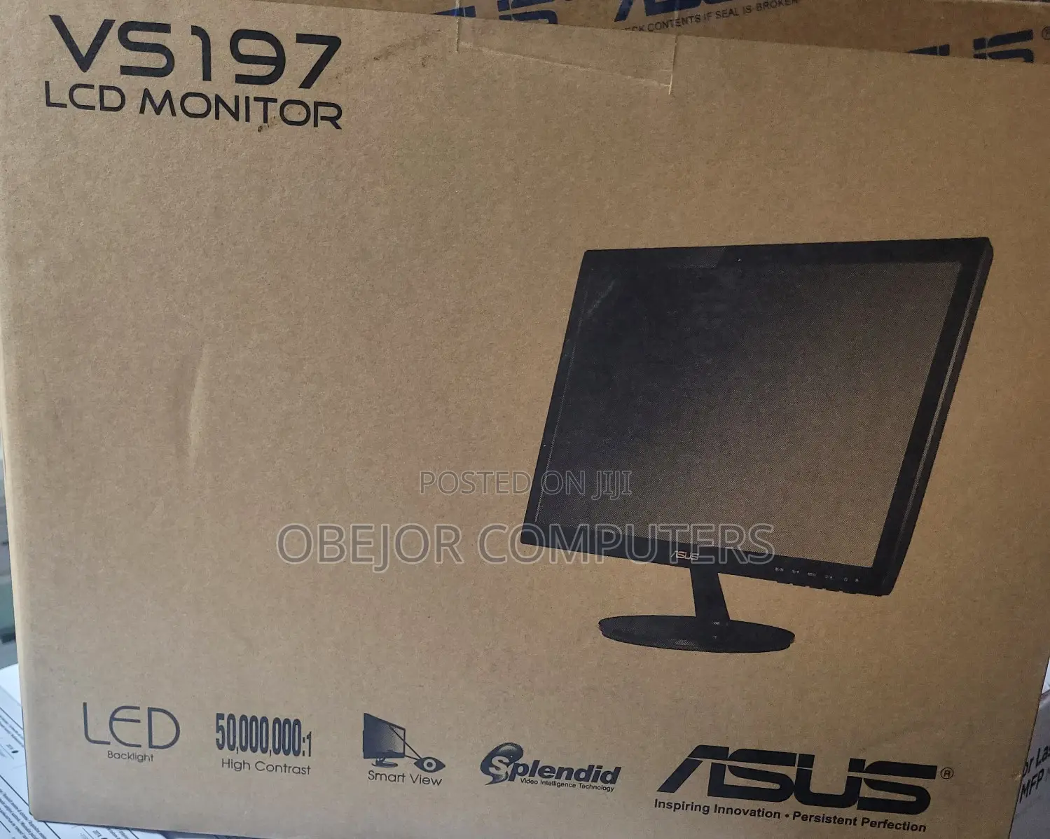 Asus Vs197 LCD Monitor 18.4 Inches