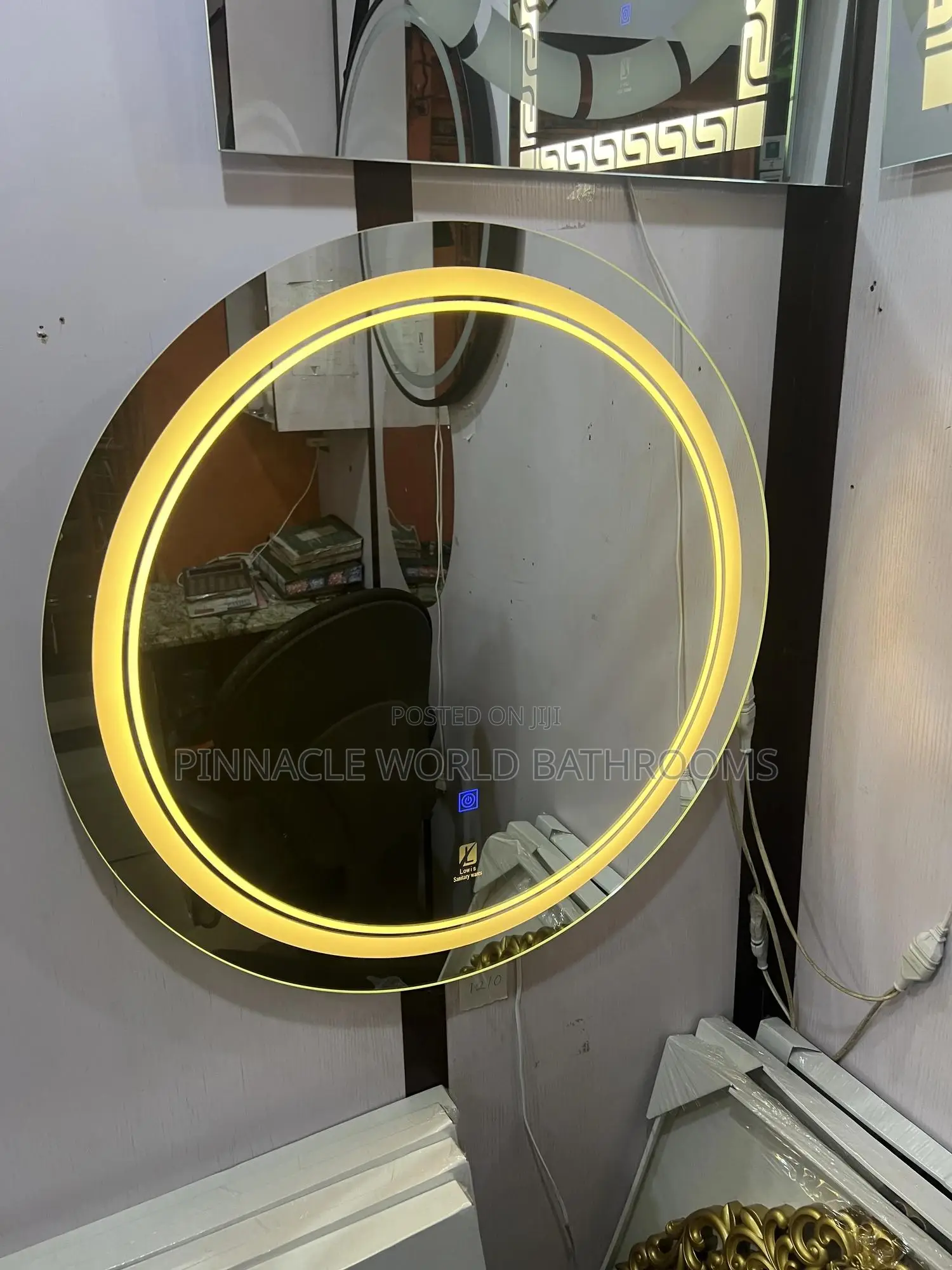 3light LED Mirror With Easy Touch Sensor 60x80cm