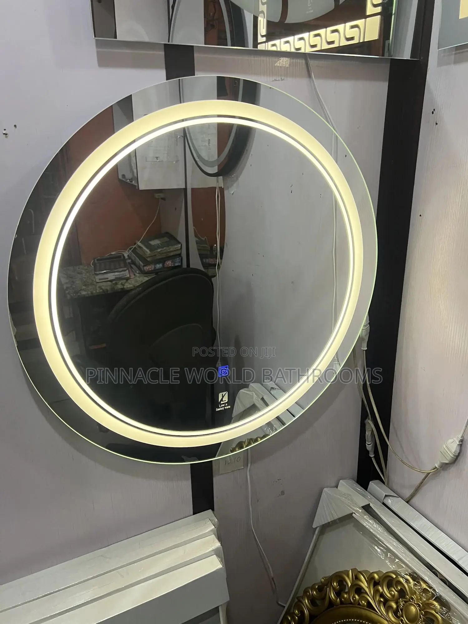 3light LED Mirror With Easy Touch Sensor 60x80cm